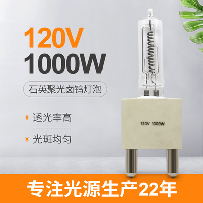 120V 1000W الكوارتز لمبات الأشعة تحت الحمراء التدفئة الهالوجين المرحلة ومصباح الاستوديو G38.5