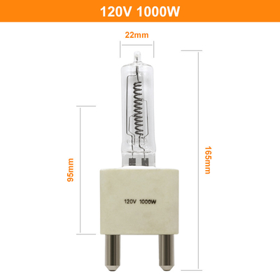 120V 1000W الكوارتز لمبات الأشعة تحت الحمراء التدفئة الهالوجين المرحلة ومصباح الاستوديو G38.5