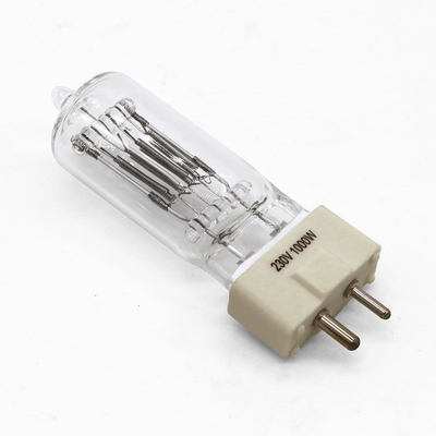 230V Gy9.5 Base Halogen Quartz Bulb 1000w Single Ended Stage Studio Lamp 3200K