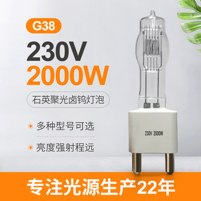 230v 2000w G38 الكوارتز الهالوجين غلوب التنغستن مصباح المصابيح