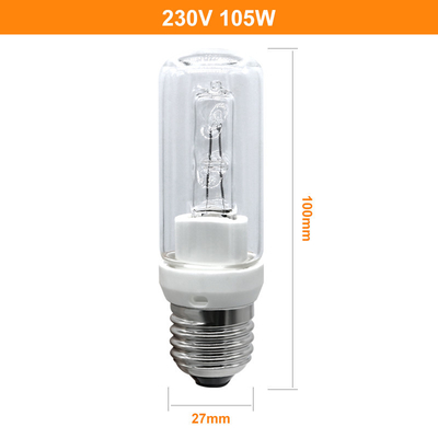 230V 105 Watt لمبة هالوجين E27 ضوء الكوارتز فوق البنفسجي