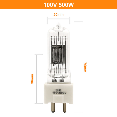 100V 500 وات كوارتز ضوء لمبة G22 بصرية أداة مجهر لمبات المصباح