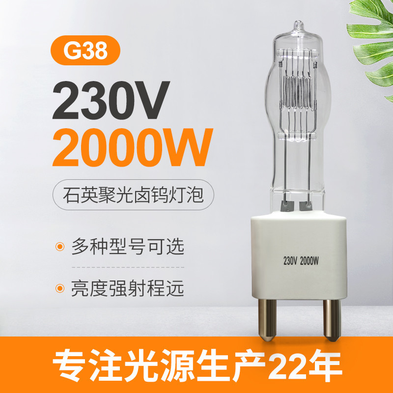 230v 2000w G38 الكوارتز الهالوجين غلوب التنغستن مصباح المصابيح